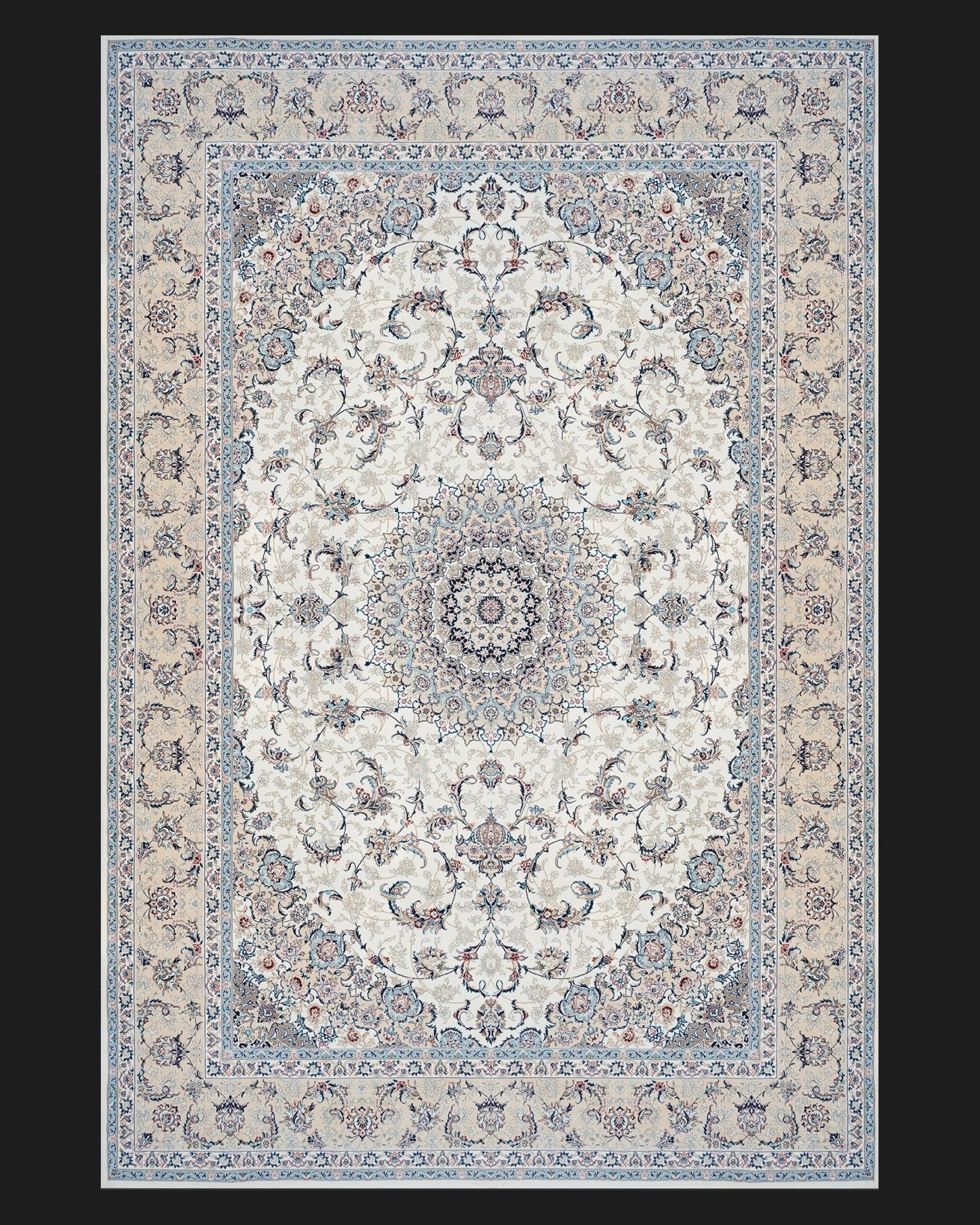 Glorious Cream Thick Rug - beUNIQ