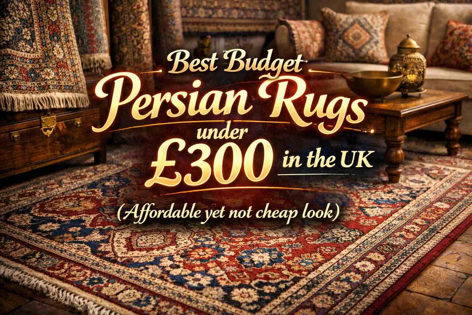 Best Budget Persian Rugs under £ 300 in the UK (Affordable yet not cheap look)