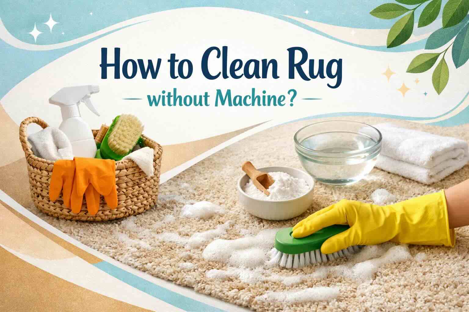 How to Clean Rug without Machine?