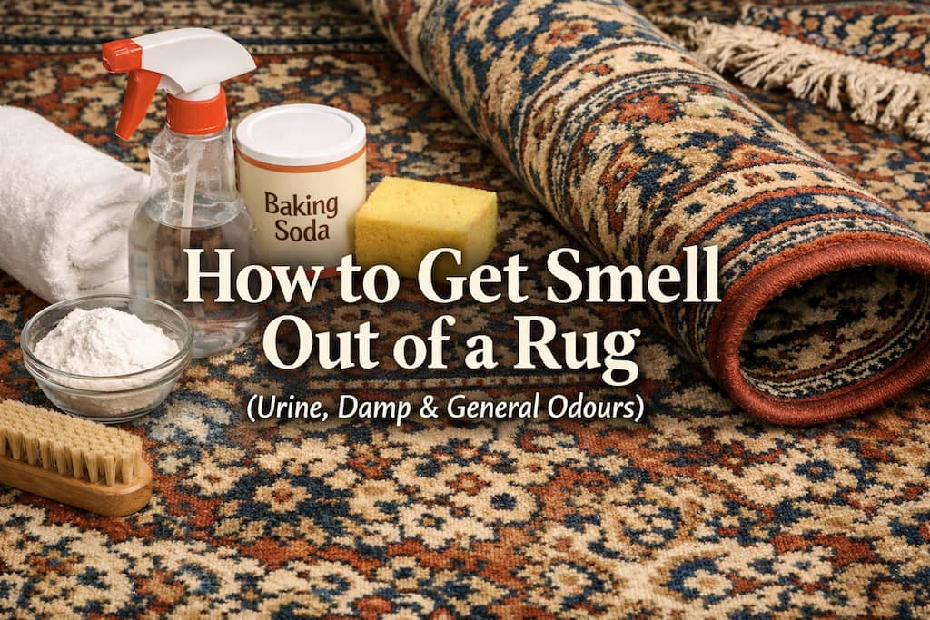 How to Get Smell Out of a Rug (Urine, Damp & General Odours)