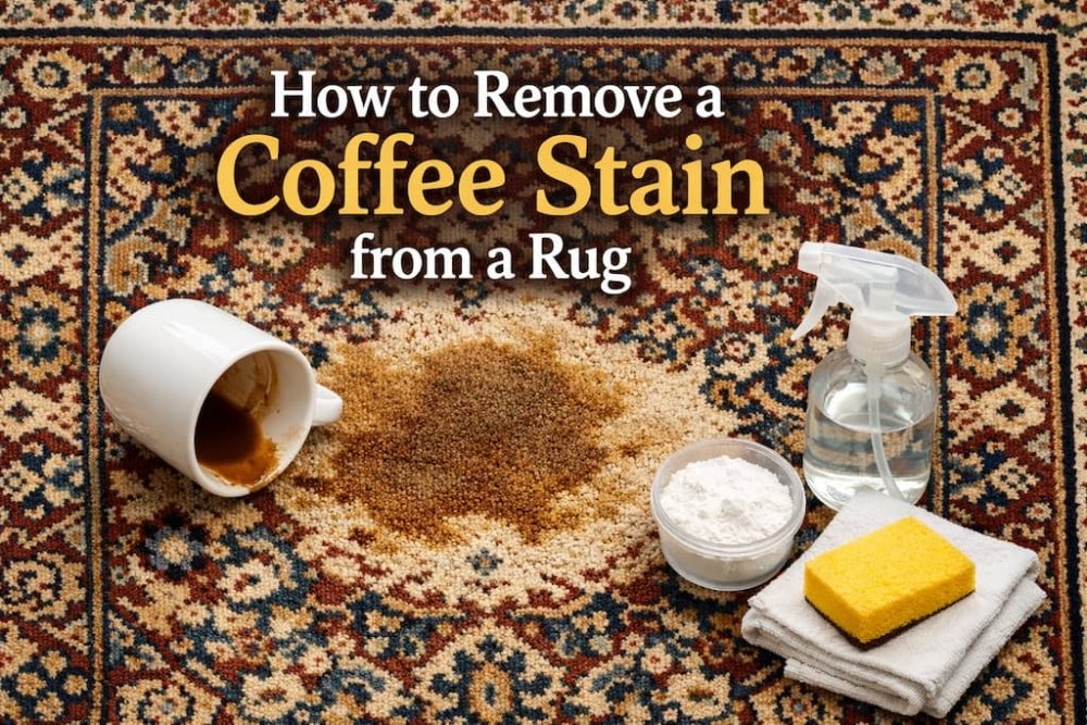 How to Remove a Coffee Stain from a Rug - beUNIQ