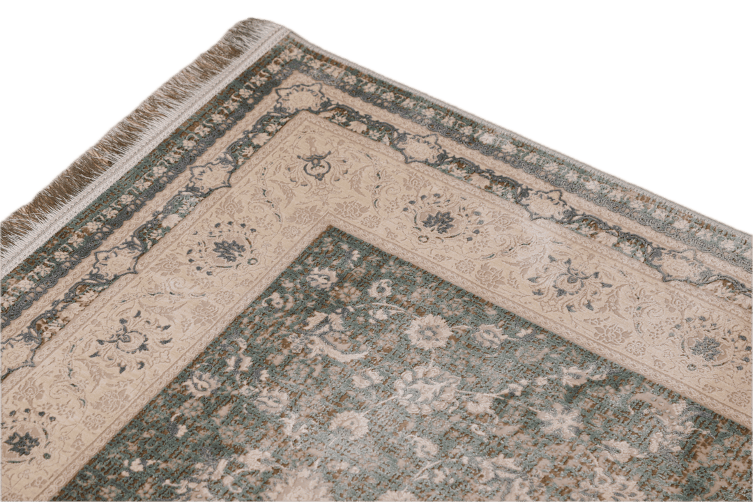 Modern Faded Area Rug Amelia AM020 Stain Resistant Polypropylene - beUNIQ - Amelia rug - Round 100cm x 100cm - Created by Product Upload