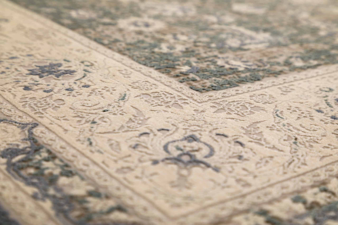 Modern Faded Area Rug Amelia AM020 Stain Resistant Polypropylene - beUNIQ - Amelia rug - Round 100cm x 100cm - Created by Product Upload