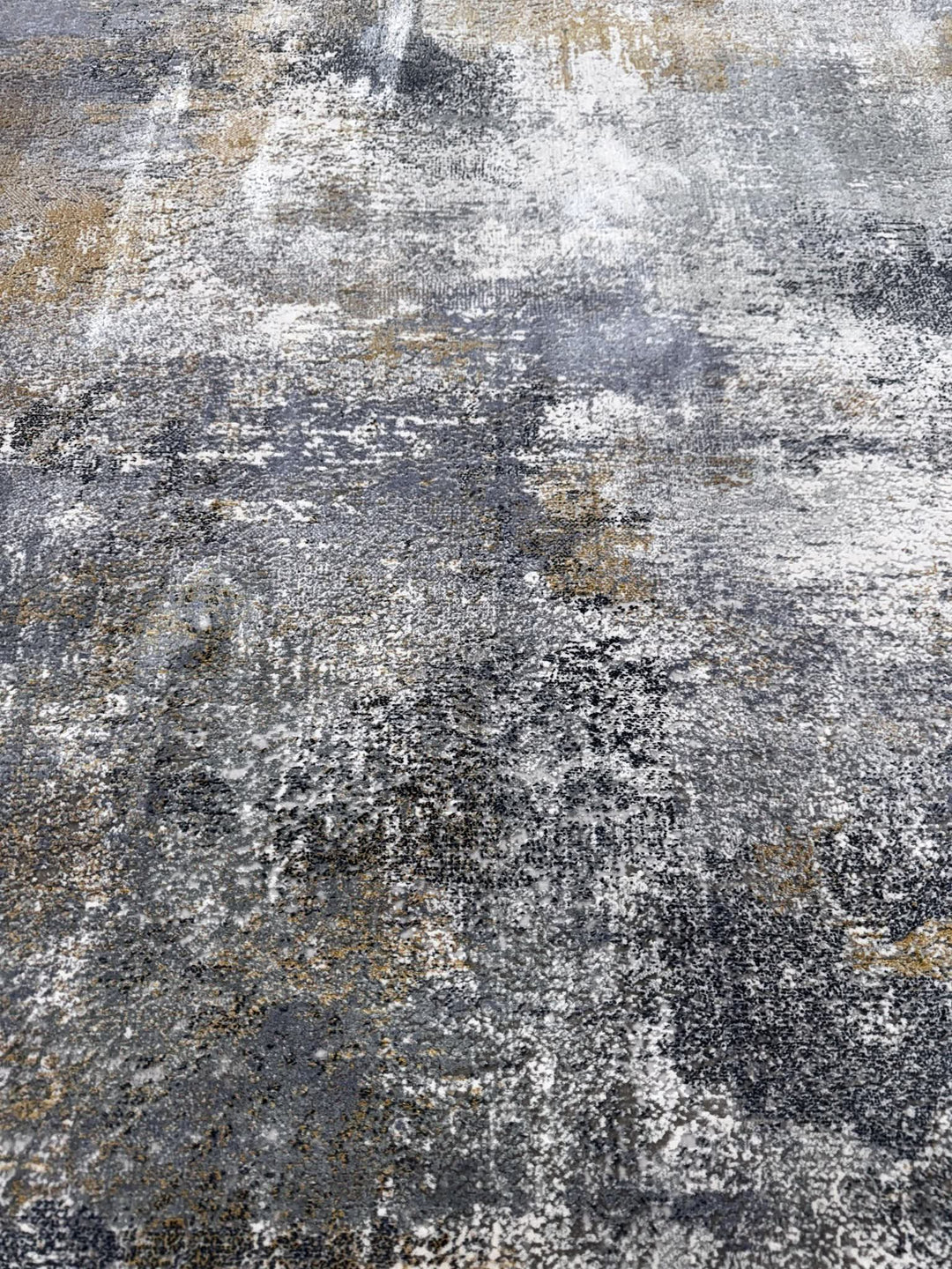 Amelia Modern Area Rug Abstract Design Grey Yellow - beUNIQ - abstract rug - 60cm x 180cm - Amelia rug