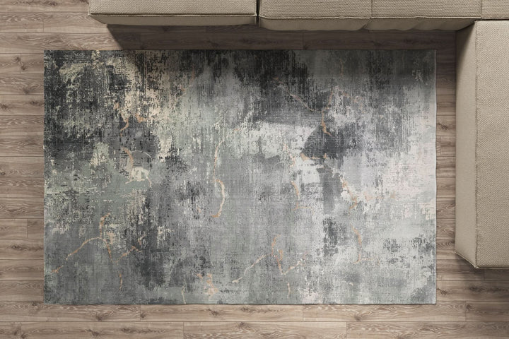 Modern Area Rug Amelia Abstract Pattern 5mm Pile - beUNIQ - abstract rug - 60cm x 180cm - Amelia rug