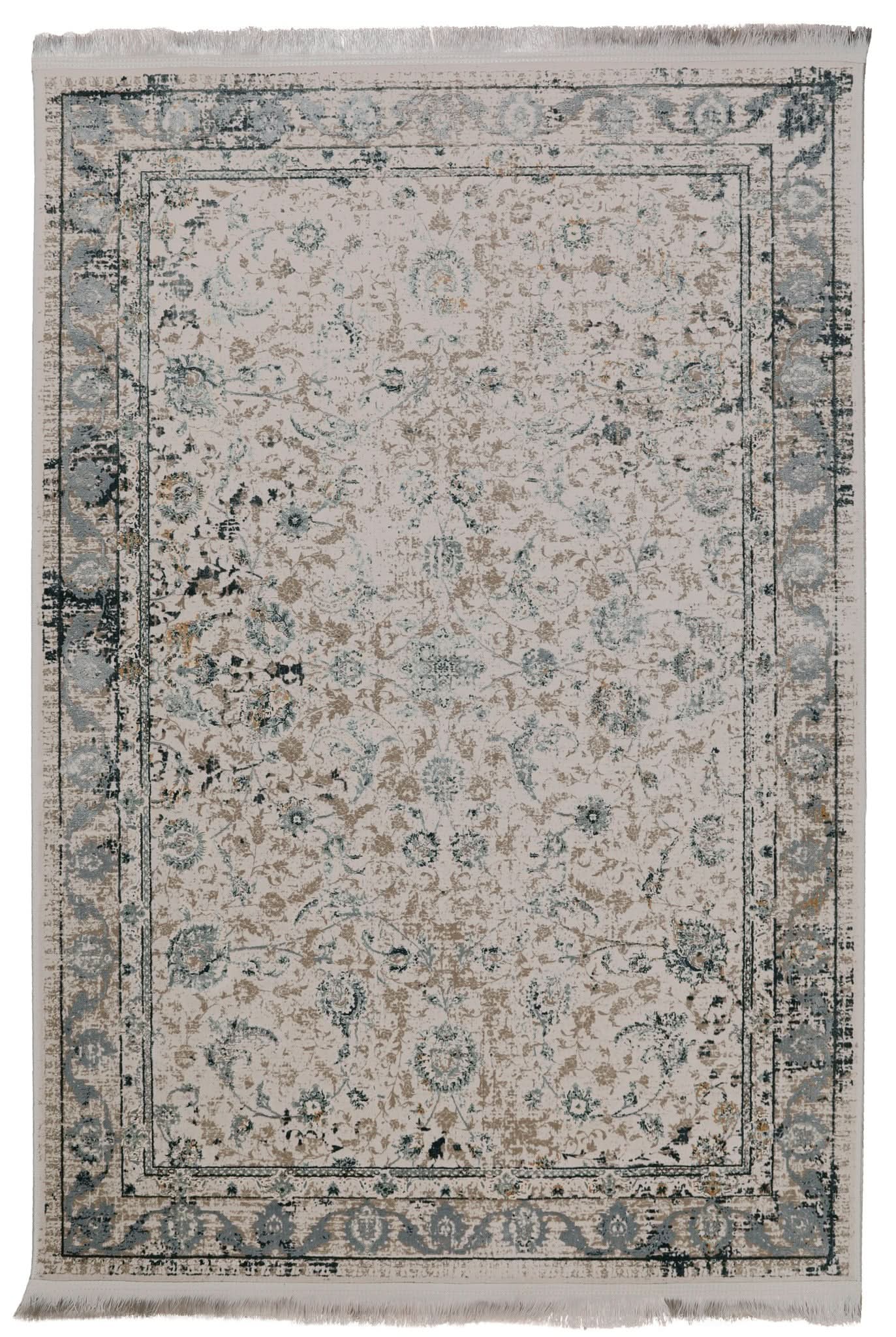 Modern Faded Area Rug Amelia Stain Resistant Polypropylene - beUNIQ - AM023 - 60cm x 180cm - bedroom rug