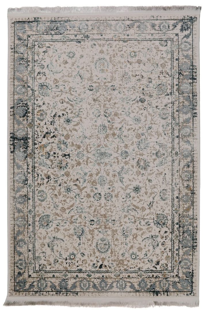 Modern Faded Area Rug Amelia Stain Resistant Polypropylene - beUNIQ - AM023 - 60cm x 180cm - bedroom rug