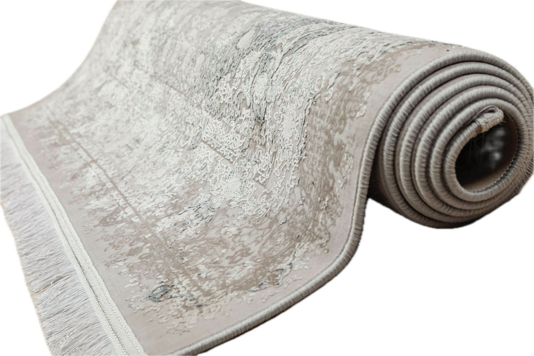 Modern Faded Area Rug Amelia Stain Resistant Polypropylene - beUNIQ - Amelia rug - 60cm x 180cm - bedroom rug