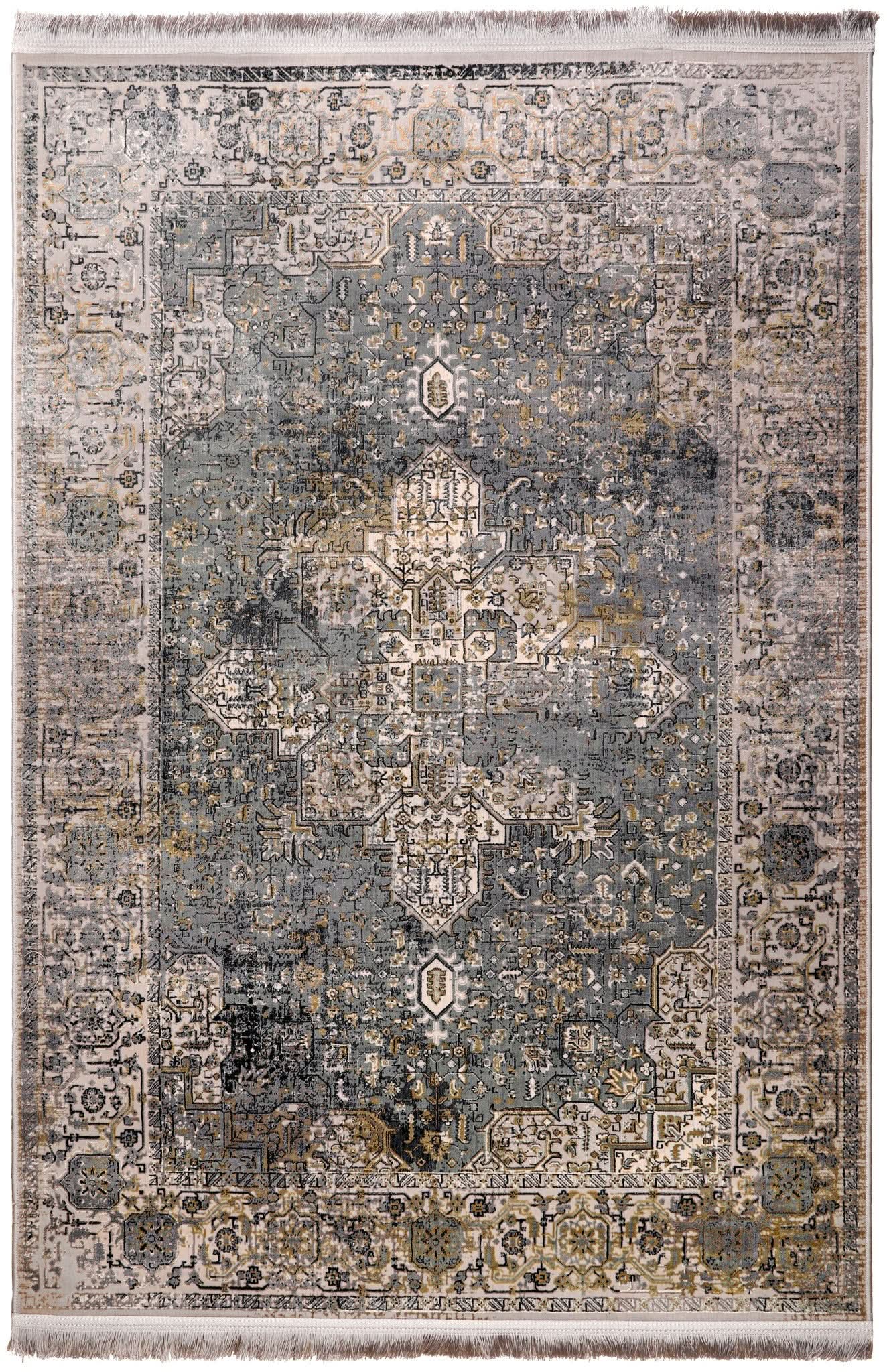 Modern Faded Area Rug Amelia Vintage Design 5mm Pile - beUNIQ - Amelia rug - 60cm x 180cm - bedroom rug
