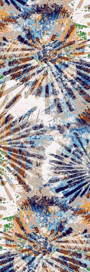 Modern Area Rug Abstract Non - Shedding - beUNIQ - abstract rug - Round 100cm x 100cm - Amelia rug