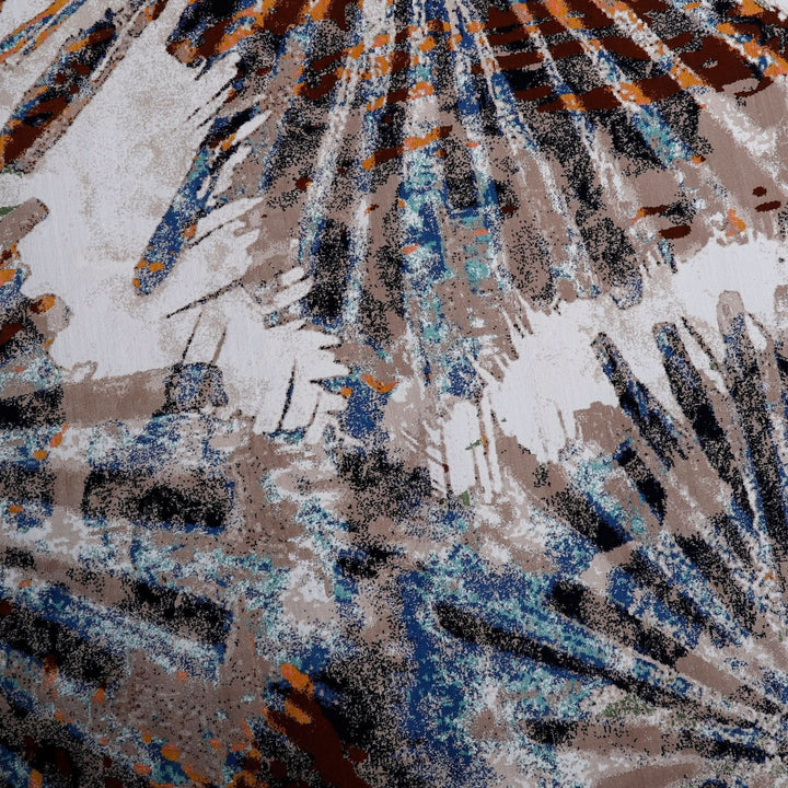 Modern Area Rug Abstract Non - Shedding - beUNIQ - abstract rug - Round 100cm x 100cm - Amelia rug