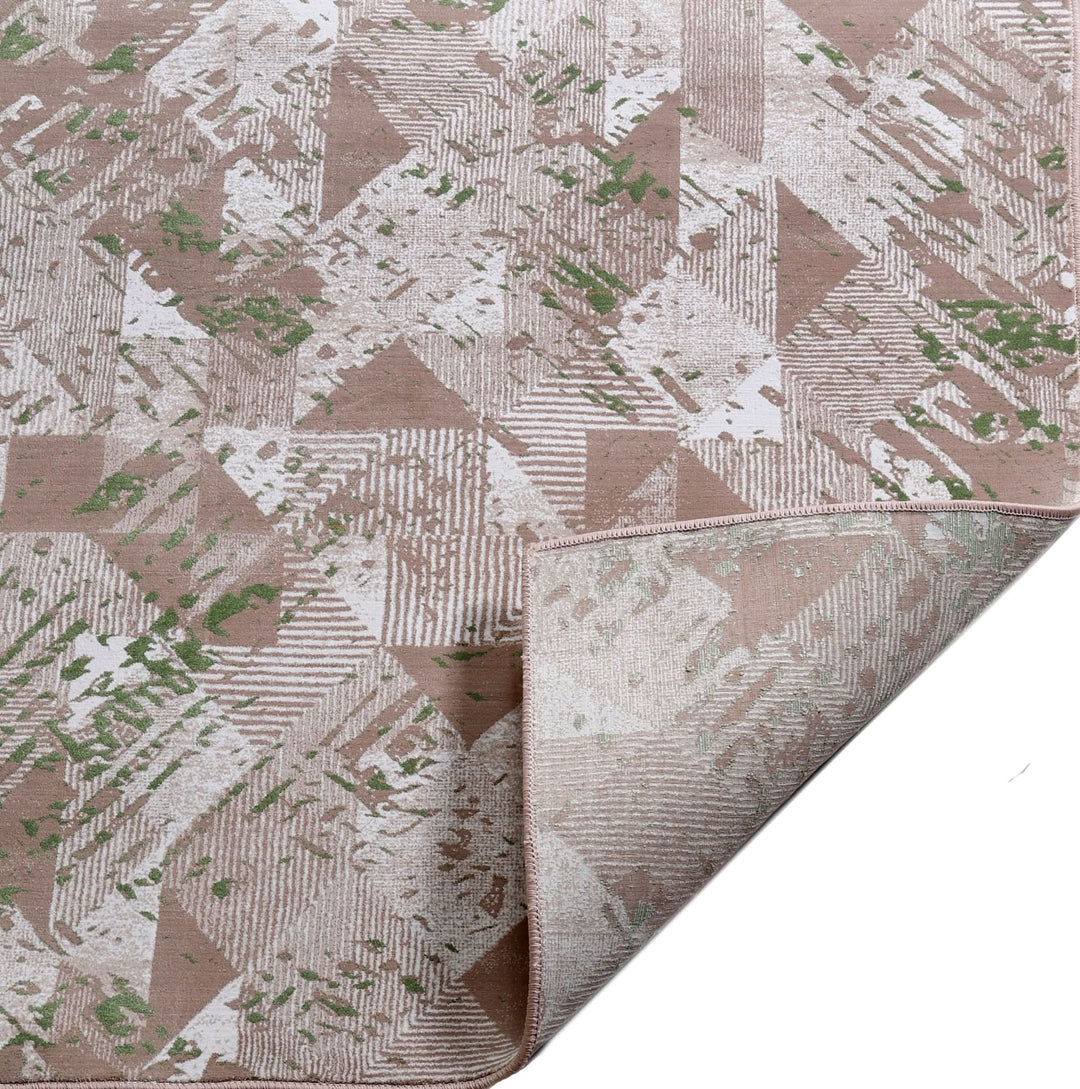 Modern Area Rug Amelia Abstract Pattern Polypropylene 5mm Pile - beUNIQ - abstract rug - Round 100cm x 100cm - Amelia rug
