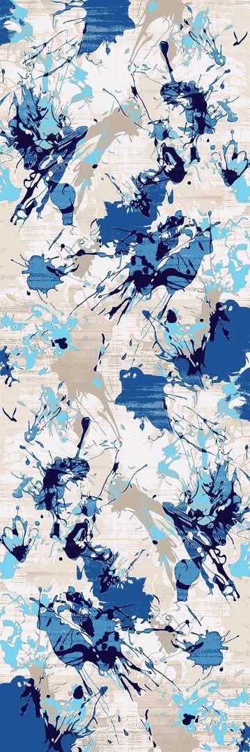 Modern Area Rug Amelia Abstract Design Polypropylene - beUNIQ - abstract rug - Round 100cm x 100cm - Amelia rug
