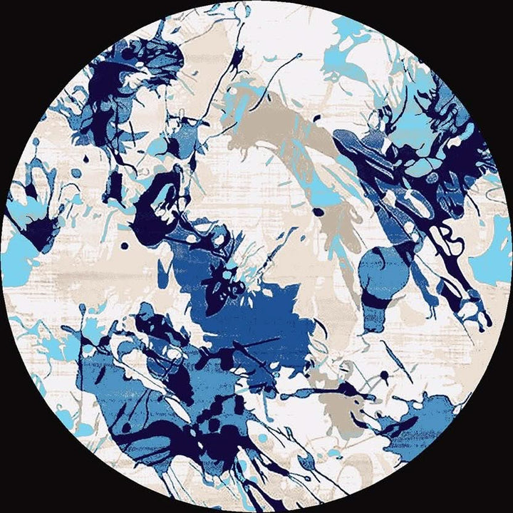 Modern Area Rug Amelia Abstract Design Polypropylene - beUNIQ - abstract rug - Round 100cm x 100cm - Amelia rug