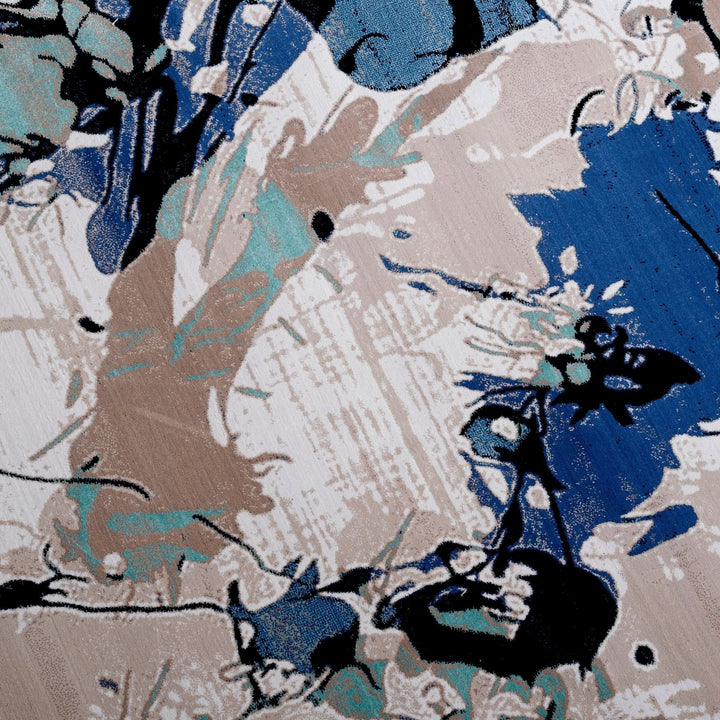 Modern Area Rug Amelia Abstract Design Polypropylene - beUNIQ - abstract rug - Round 100cm x 100cm - Amelia rug
