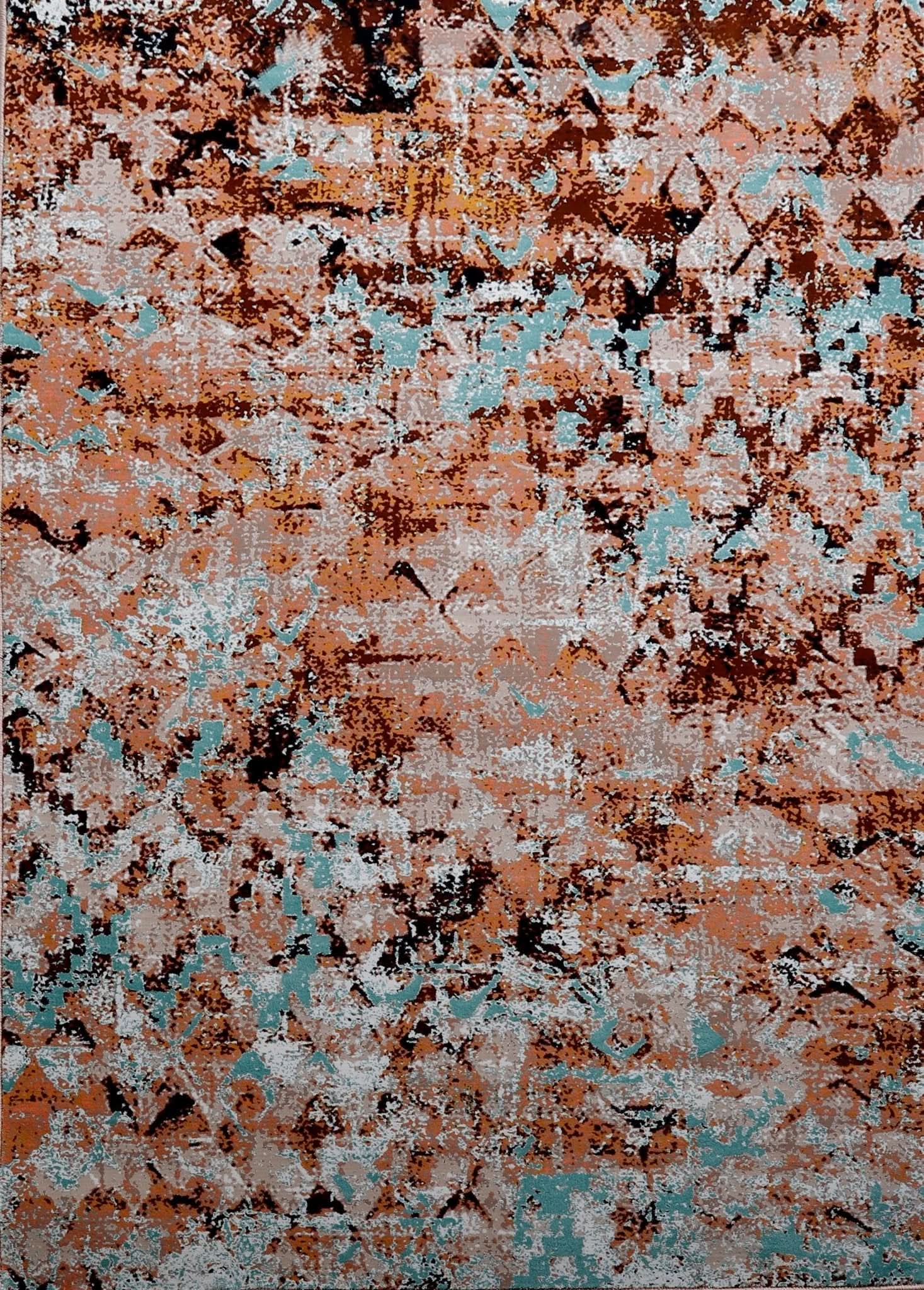 Modern Area Rug Amelia Abstract Design Polypropylene - beUNIQ - abstract rug - Round 100cm x 100cm - Amelia rug
