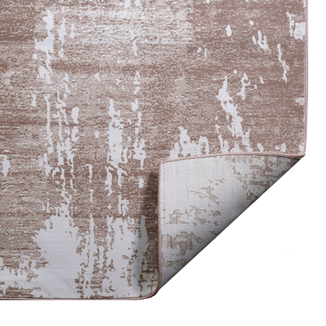 Bohemian Area Rug Amelia Cream Beige - beUNIQ - Amelia collection - Round 100cm x 100cm - area rug