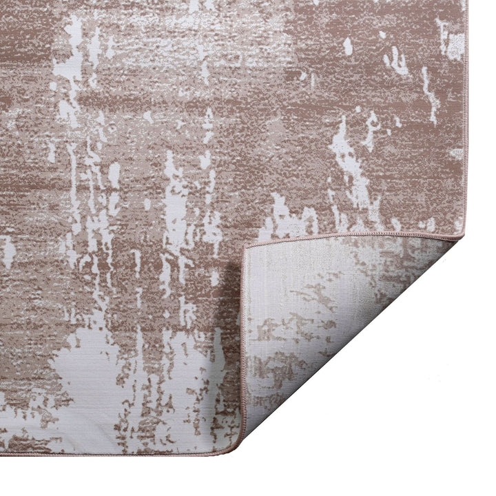 Bohemian Area Rug Amelia Cream Beige - beUNIQ - Amelia collection - Round 100cm x 100cm - area rug