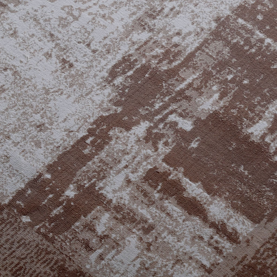 Bohemian Area Rug Amelia Stain Resistant Polypropylene Beige - beUNIQ - Amelia collection - Round 100cm x 100cm - area rug