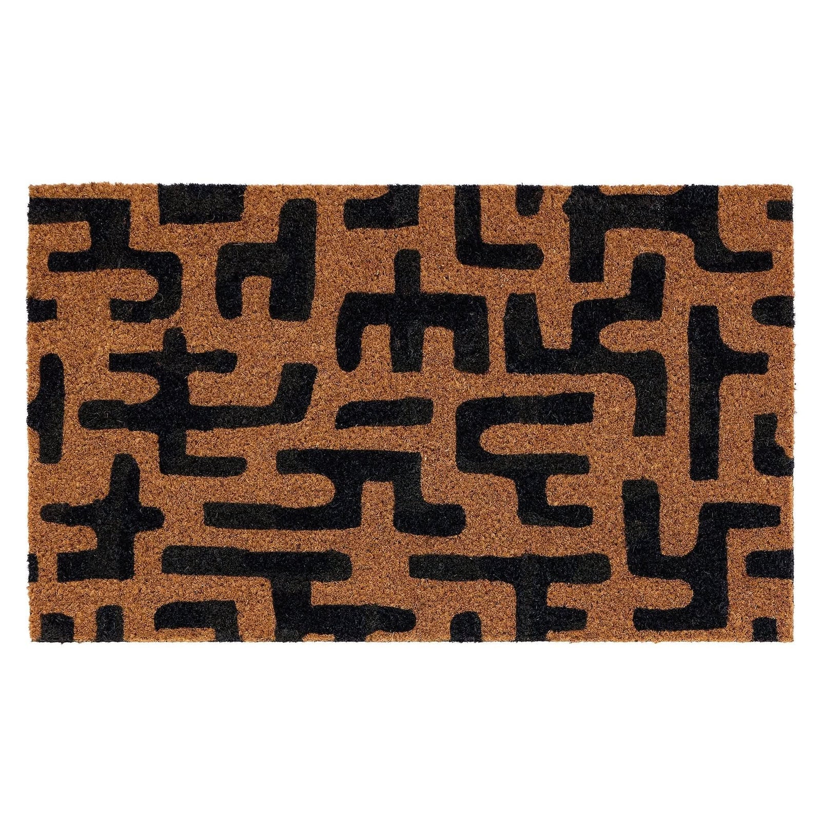 Phoenox Textiles My Mat Coir Doormat Abstract Maze 45x75cm - beUNIQ - 45x75cm doormat - abstract maze doormat