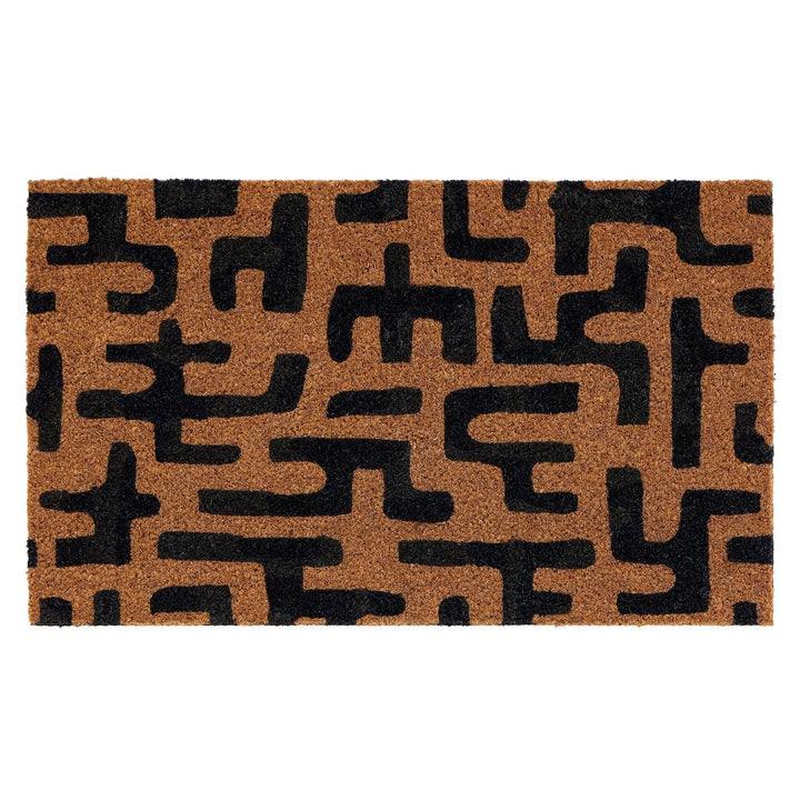Phoenox Textiles My Mat Coir Doormat Abstract Maze 45x75cm - beUNIQ - 45x75cm doormat - abstract maze doormat