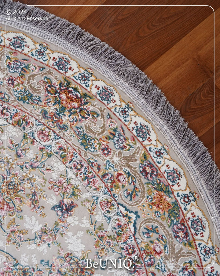 Karen Silver Round - beUNIQ - carpet - Diameter 200cm - carpet online