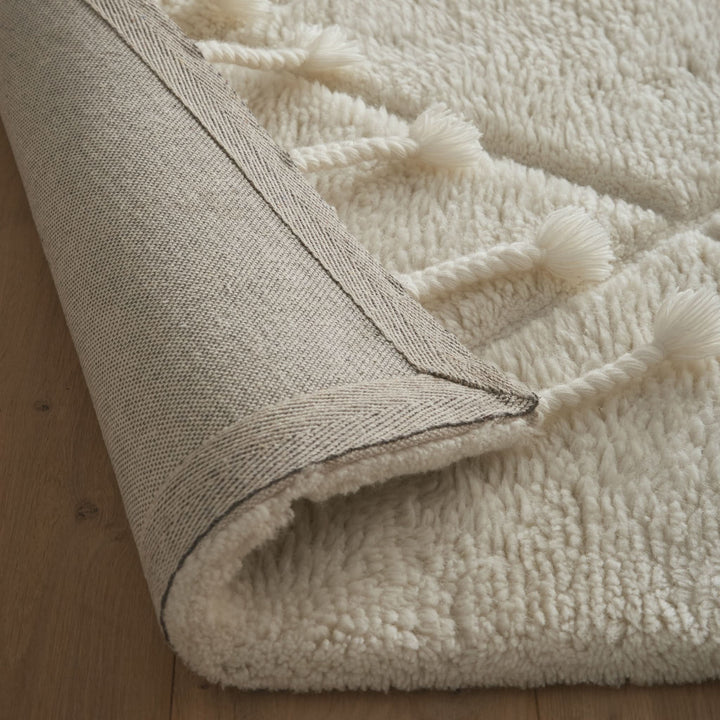 Origins Berber Diamond Ivory Wool Rug - Soft Geometric Textured Design - beUNIQ - Berber rug - 120cm x 170cm - Created by Product Upload