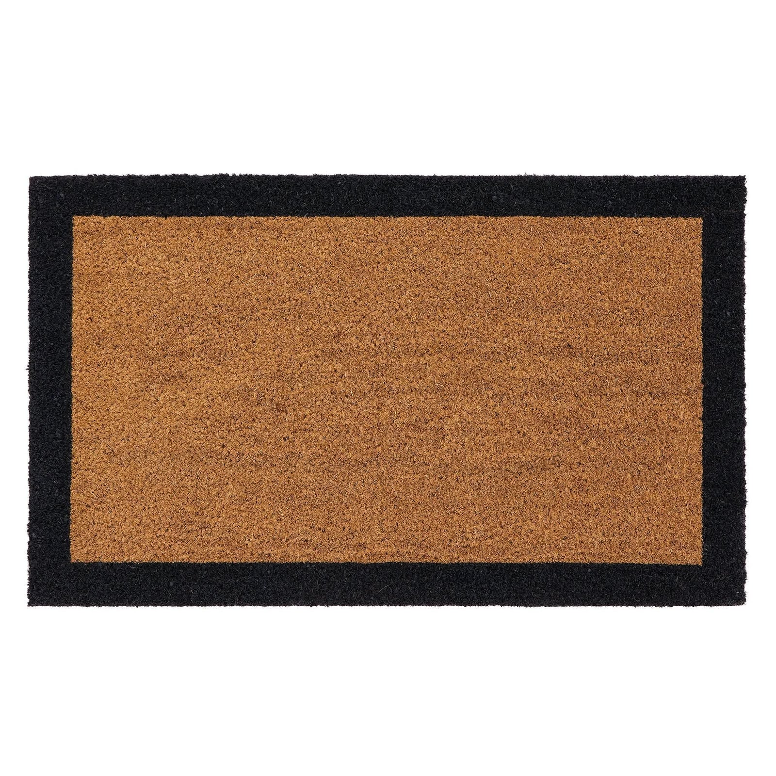Phoenox Textiles My Mat Printed Coir Doormat Black Border - beUNIQ - black border mat - 45x75 - coir doormat