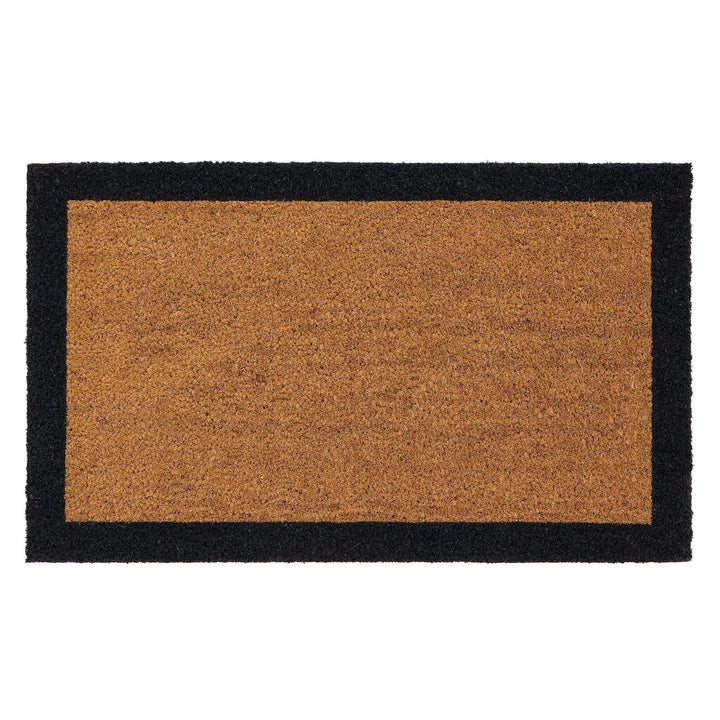 Phoenox Textiles My Mat Printed Coir Doormat Black Border - beUNIQ - black border mat - 45x75 - coir doormat