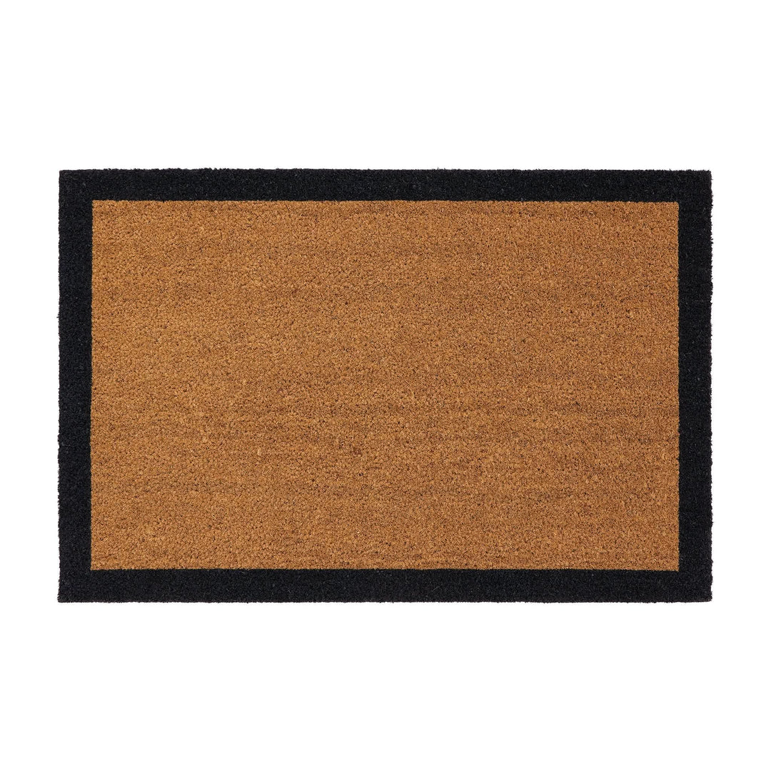 Phoenox Textiles My Mat Printed Coir Doormat Black Border - beUNIQ - black border mat - 60x90 - coir doormat
