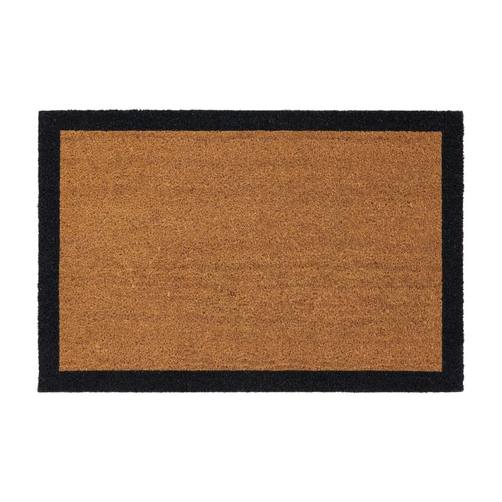 Phoenox Textiles My Mat Printed Coir Doormat Black Border - beUNIQ - black border mat - 60x90 - coir doormat