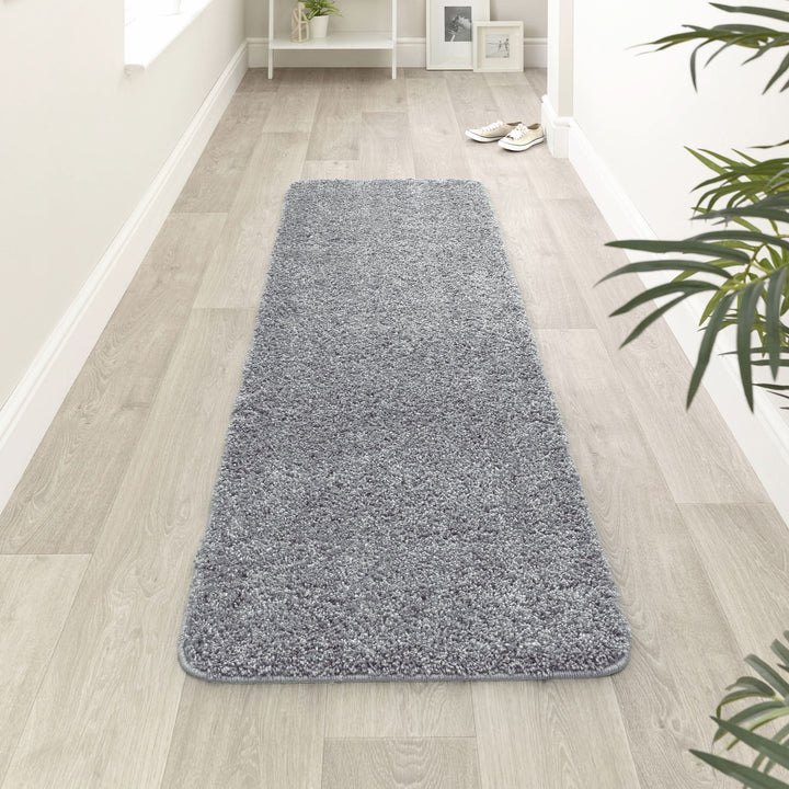 My Rug Fleck Blue Durable Machine Washable Recycled Polypropylene Rug - beUNIQ - blue rug - 60x100 - British made rug