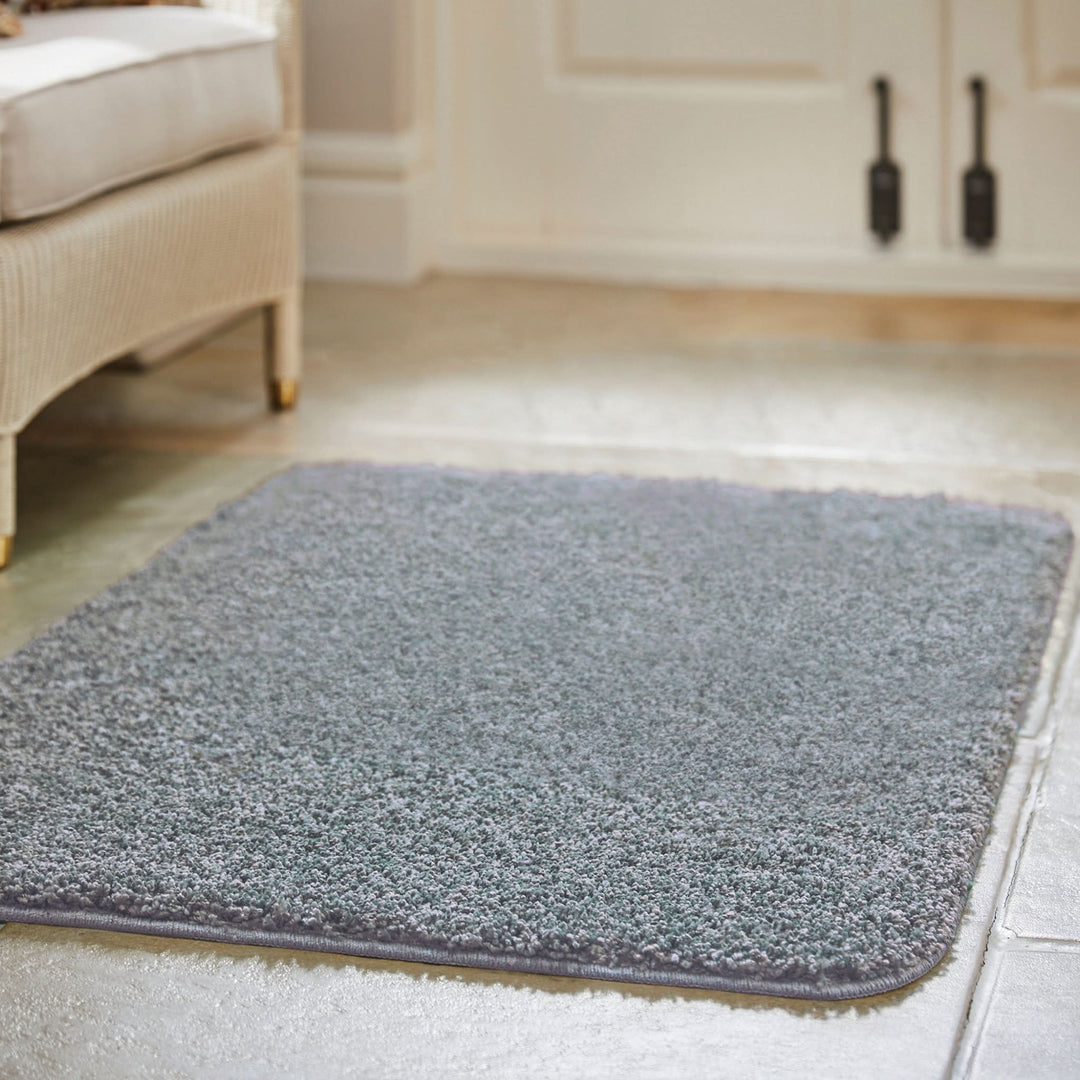 My Rug Fleck Blue Durable Machine Washable Recycled Polypropylene Rug - beUNIQ - blue rug - 60x100 - British made rug