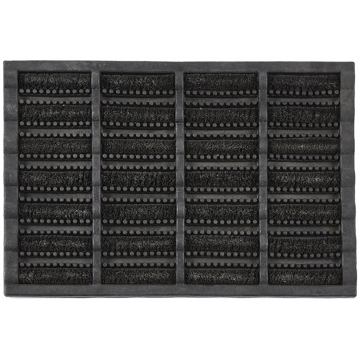 My Mat Natural Coir Scraper Entrance Rug 40x60cm Black - beUNIQ - 40x60cm doormat - black entrance rug