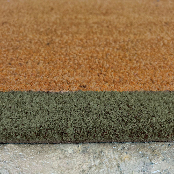 My Mat Printed Coir Doormat Sage Green Border - beUNIQ - coir doormat - 055x125 - Created by Product Upload
