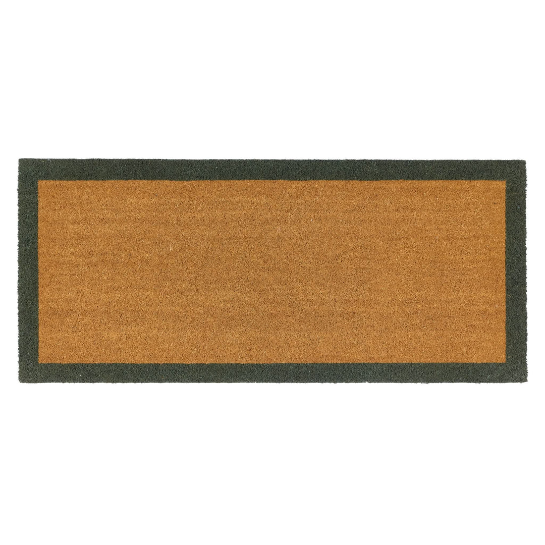 My Mat Printed Coir Doormat Sage Green Border - beUNIQ - coir doormat - 055x125 - Created by Product Upload