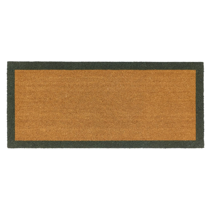 My Mat Printed Coir Doormat Sage Green Border - beUNIQ - coir doormat - 055x125 - Created by Product Upload