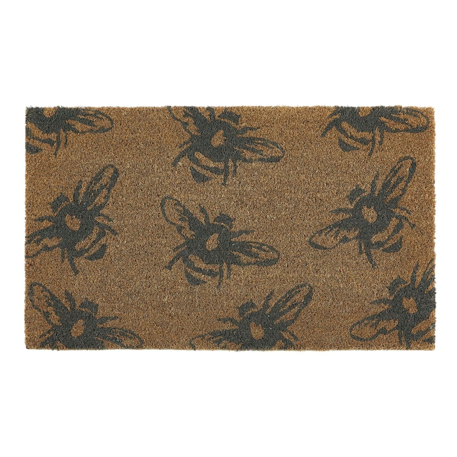 My Mat Coir Buzzy Bees Doormat Natural Coconut Fibre - beUNIQ - bee design mat - 45x75 - coir doormat