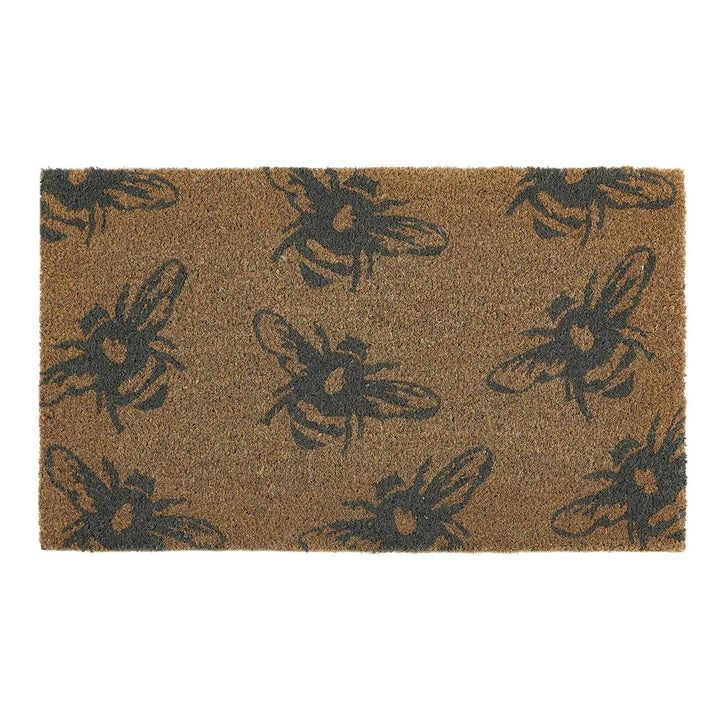 My Mat Coir Buzzy Bees Doormat Natural Coconut Fibre - beUNIQ - bee design mat - 45x75 - coir doormat
