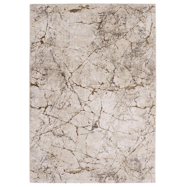 Origins Calacatta Earth Marble Design Rug - beUNIQ - Calacatta Earth - 80x150 - cream and greige rug