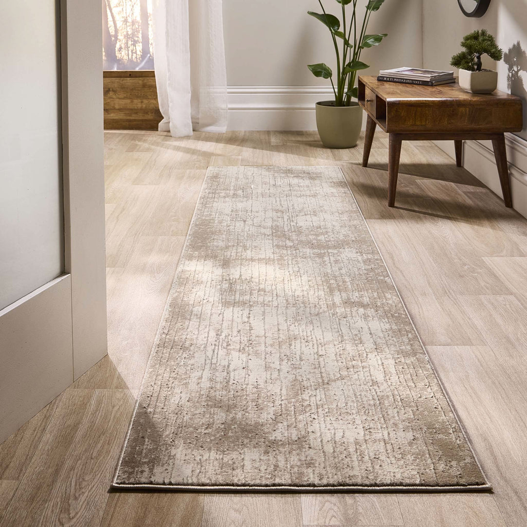 Origins Calacatta Mist Patterned Area Rug Cream - beUNIQ - Cream Rug - 80x150 - Created by Product Upload