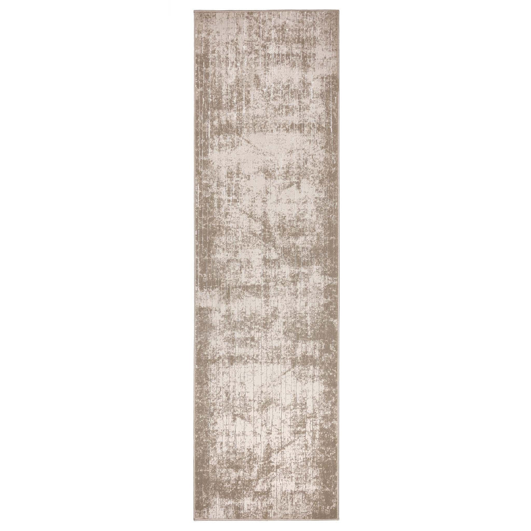 Origins Calacatta Mist Patterned Area Rug Cream - beUNIQ - Cream Rug - 67x230 - Created by Product Upload