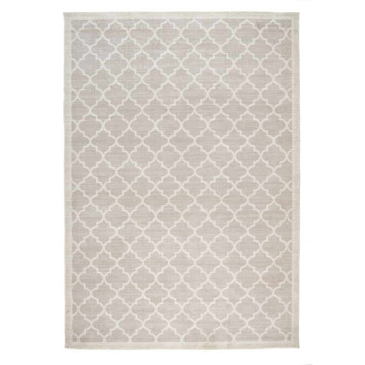 Origins Washable Chateau Neutral Trellis Rug for Busy Homes - beUNIQ - Created by Product Upload - 080X150 - hallway runner