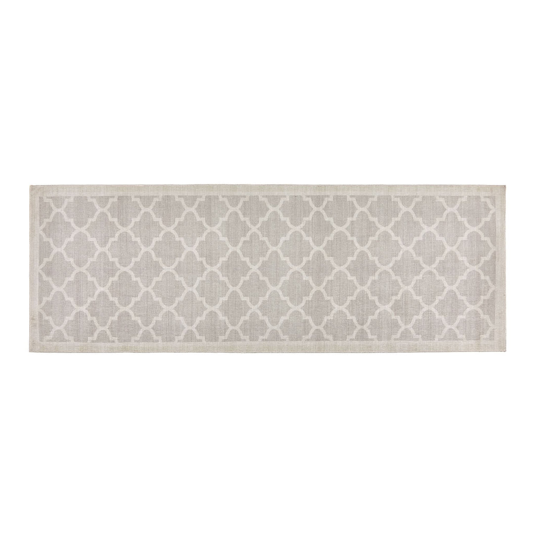 Origins Washable Chateau Neutral Trellis Rug for Busy Homes - beUNIQ - Created by Product Upload - 067X200 - hallway runner