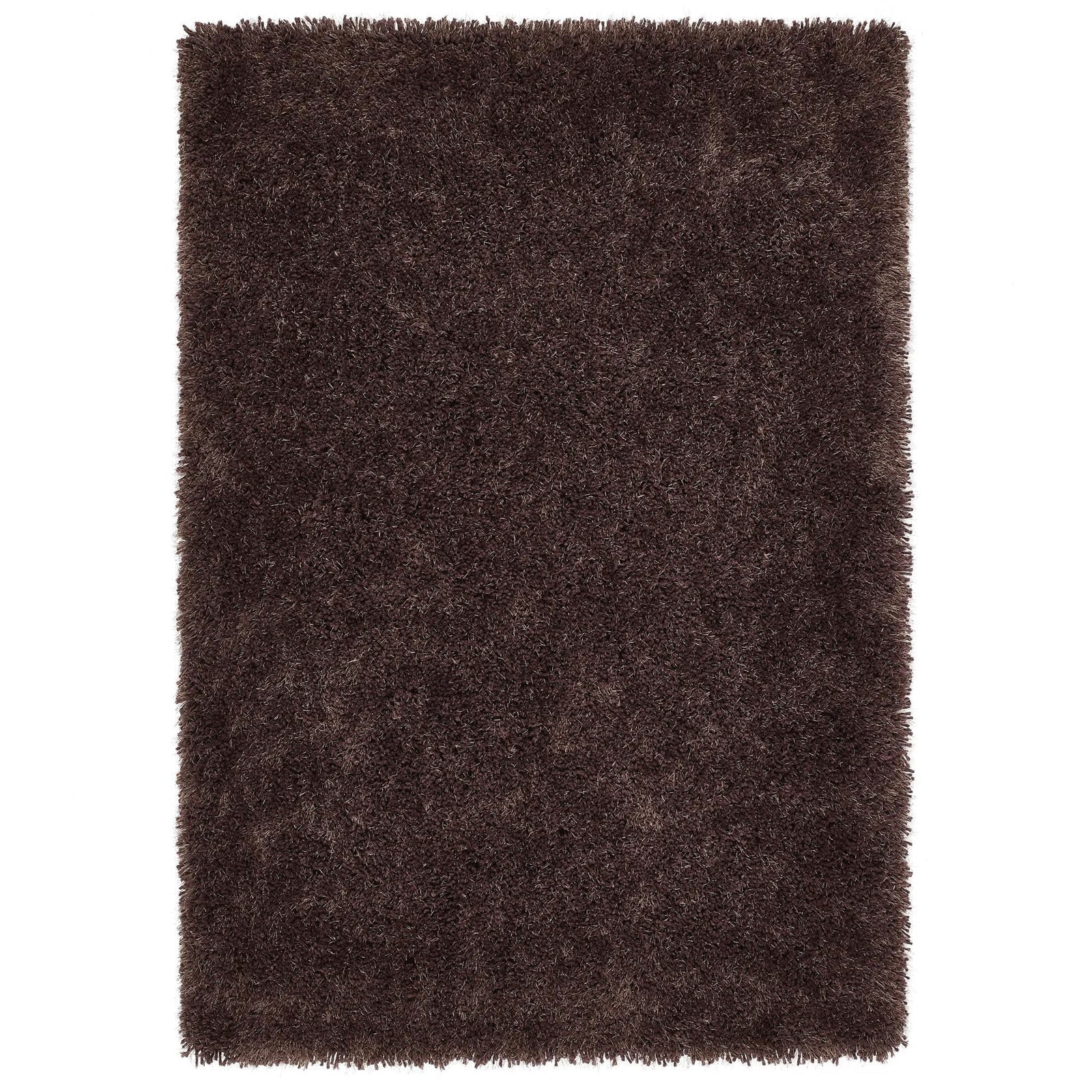 Origins Chicago Chocolate Hand - Tufted Shaggy Pile Soft Area Rug - beUNIQ - Chocolate Shaggy Rug - 090x150 - Created by Product Upload
