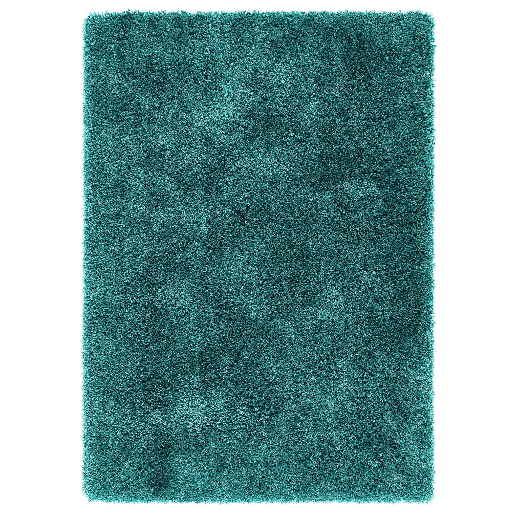 Origins Chicago Dark Teal Shaggy Rug | Hand Tufted Polyester – beUNIQ