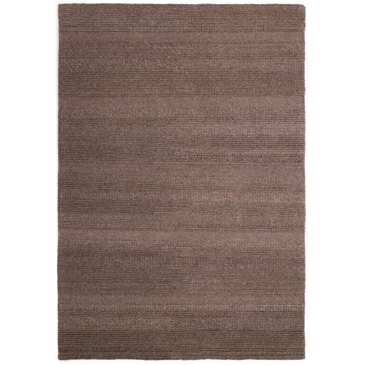 Origins Chunky Knit Wool Rug Brown Hand Woven Textured - beUNIQ - Brown Wool Rug - 080X150 - Chunky Wool Rug