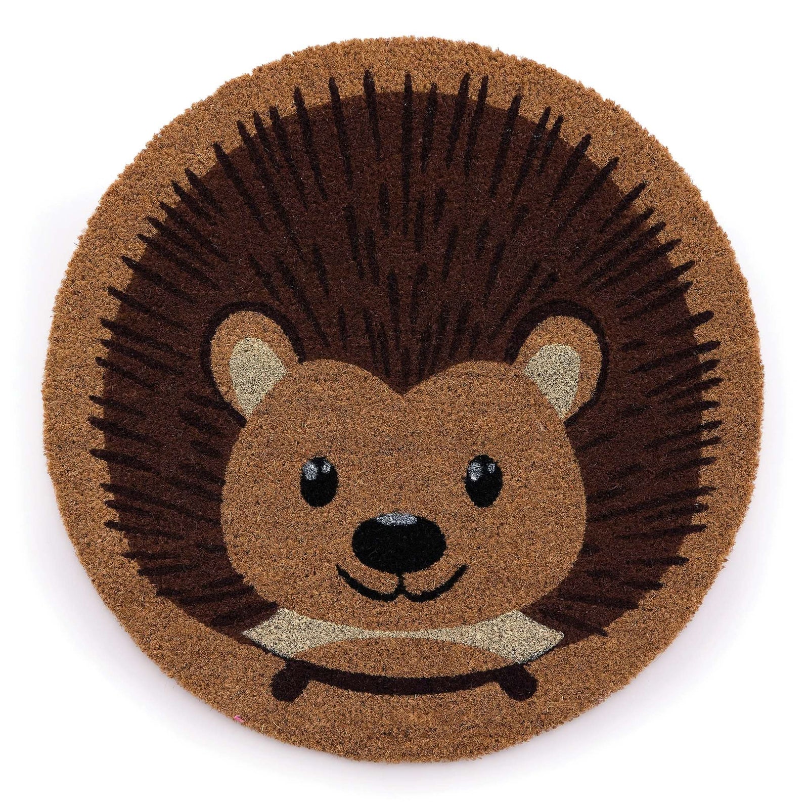 My Mat Printed Coir Doormat Hedgehog Design 60cm Round - beUNIQ - coir doormat - Created by Product Upload