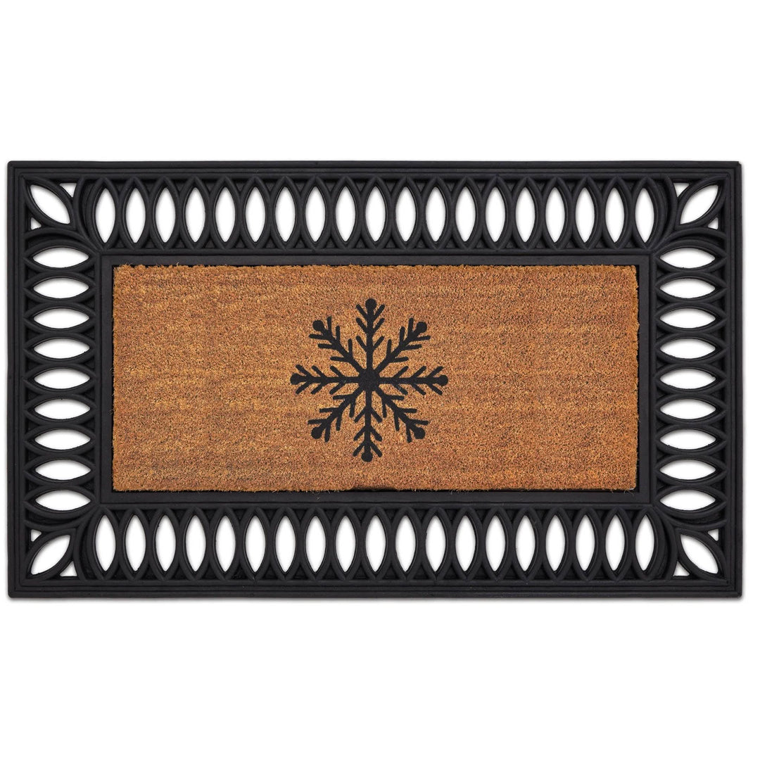 My Mat Coir Doormat Insert Snowflake Design 23x53cm - beUNIQ - coir doormat - Created by Product Upload