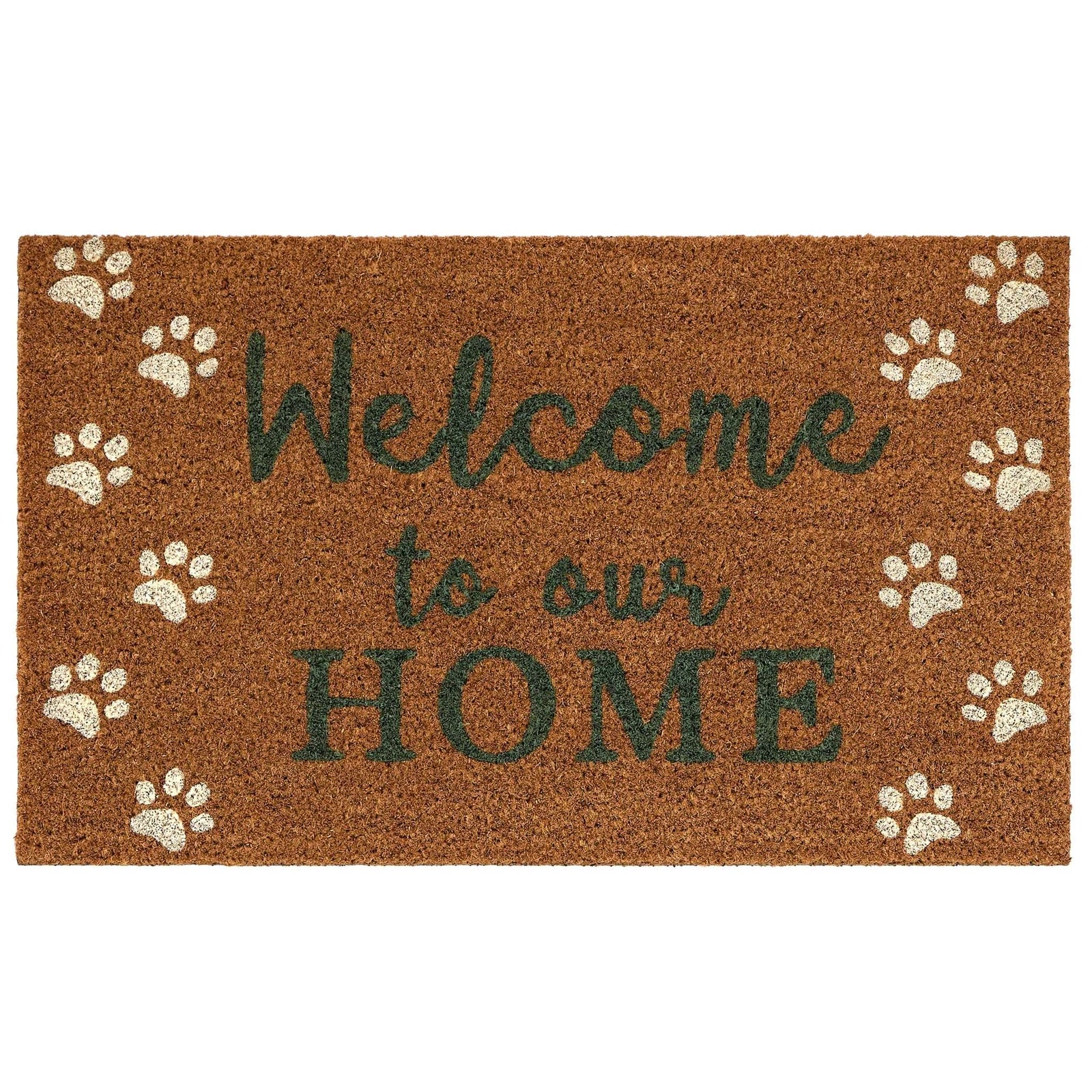 My Mat Welcome Paws Coir Doormat Printed 45x75cm - beUNIQ - coir doormat - Created by Product Upload
